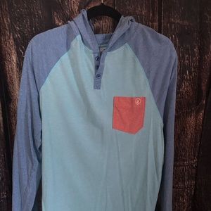 Large Volcom Tshirt Hoodie